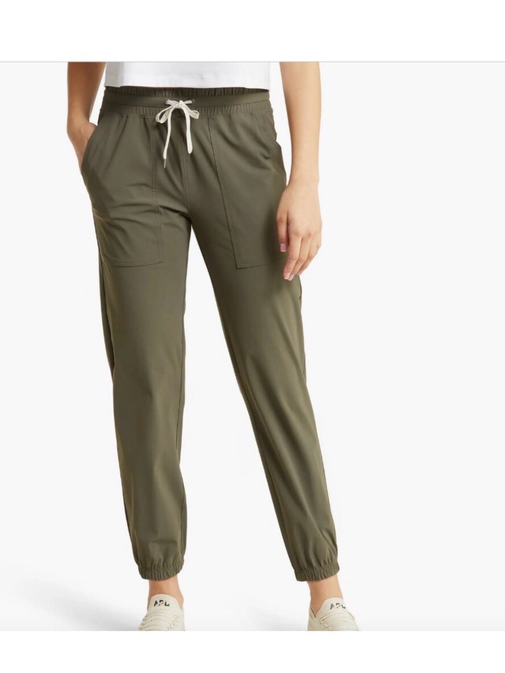 Vuori Olive Drawcord Joggers for Women